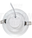 Corp de iluminat cu LED, incorporabil, compact DLC12NW 230VAC, 12W, 4000K, 1050lm. IP20, EEI=A+