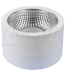 CIL LED rotund, de perete, cu temp. de culoare reglabila DLFTRIO18W 230V,18W,3000/4000/5700K,1440/1670/1530lm, 90°,IP54,EEI=A+