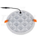 Corp de iluminat cu LED,incorporabil, protejat, rotund LED-DLIP-6NW 230 VAC, 6 W, 4000 K, 420 lm, IP66, EEI=A+