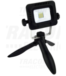 Proiector LED manual cu stativ pliabil RSMDTRI10W 180-240 VAC, 10W, IP44, 4000K, 3,7V 4400mAh, 800lm, EEI=A+