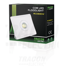 Proiector cob led, alb RCOB30W 180-265 VAC, 30 W, 4000 K, 100°, 2100 lm, IP65, EEI=A