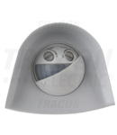 Corp iluminat de perete cu detector de miscare,forma rotunda SLK15W 230VAC, 15W, 140°, 2-9m, 10s-5m, 4500K ,EEI=A, IP54, 1100lm