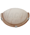 Aplica tavan din sticla, bej UFO-F-B 230V, 50Hz, E27, max.1×60W, D=300 mm, EEI=A++,A+,A,B,C,D,E