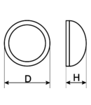 Corp iluminat de perete,prot.,rotund,plat dispersor opal,alb TLKVL-E27 230V, 50Hz, max. 1×60W, E27, IP54