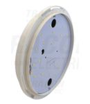 Corp de iluminat LED de perete,protejat, dispersor opal, alb TLKVLED10NW 230V, 50Hz, 12 W, 960 lm, IP54, EEI=A