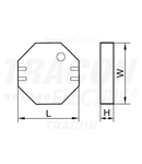 Modul amplificator de semnalpentru benzi cu LED AMPLALE2 12-48 VDC, max. 8 A