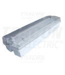 Corp iluminat de siguranta, permanent TLBV-18M 230V, 50Hz, T5, G5, 1×8W, 3h,2,4V/4,5Ah,Ni-Cd, IP65, EEI=A