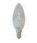 Sursa de lumina LED, lumanare transparenta LGYT5W 230 VAC, 5 W, 2700 K, E14, 370 lm, 250°