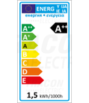 Sursa de lumina LED LG41,5W 12 VAC/DC, 1,5 W, 2700 K, G4, 100 lm, 360°, EEI=A++