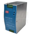 Alimentator cu montaj pe sina DIN, iesire de CC, reglabila NDR-240-24 90-264 VAC / 24-28 VDC; 240 W; 0-10 A