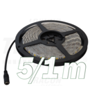 Banda cu LED-uri, de interior LED-SZ-48-WW SMD3528; 60 LED/m; 4,8 W/m; 180 lm/m; W=8 mm; 3000 K; IP20