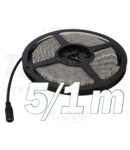 Banda cu LED-uri, de exterior LED-SZK-72-NW SMD5050; 30 LED/m; 7,2 W/m; 320 lm/m; W=10 mm; 4000 K; IP65