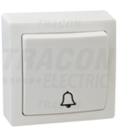 Buton cu pictograma sonerie, pe tencuiala (pentru tapet) TFK101B 10AX/250VAC, IP20 (N101)