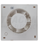 Ventilator de baie, rulment cu bile VF100-B 230 VAC, 15W, 80 m3/h, 33 dB,100 mm