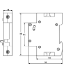 Declansator la tensiune delucru pentru EVOZ EVOZ-SR Us=110-415V AC; W=18mm