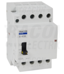 Contactor modular SHK4-40K 230V AC, 50Hz, 3 Mod, 4×NO, AC1/AC7a, 40A