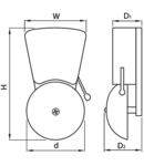 Sonerie pentru scoala BELL8 8 V, 50 Hz, 0,55 A, 85 dB