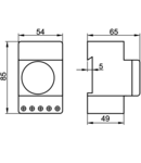 Programator digital modular, zilnic EVOKOND 230VAC, 16(4)A, 48 ON-OFF