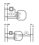 Modul de control WIFI pentru intrerupator WANKUOOCSW201 230 V, 50 Hz, 10 A, MAX. 2300 W, Wi-Fi: 2.4 GHz