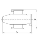 Priza tripla cu CP lateral TICS-A4 250VAC 16A 3×(2P+E), IP44 (SCHUKO)