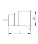 Adaptor industrial (Schuko/CEE ) TICS-A3 16A, 250V, IN 2P+E (Schuko), OUT 2P+E 6h (CEE)