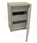 Cutie metalica de distributie-modulara, otel, gri TFE504020M 3×16 mod,H×W×D=500×400×200mm, IP55