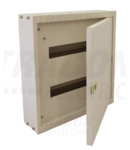 Cutie modulara de distributie PT, metalica,alba (RAL9016) EDFKF-16/2 2×16 mod, H×W×D=455×445×110mm, IP42, RAL1013