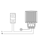 Termostat universal THMS-11 1×NO+1×NC, 10A, 250V AC