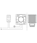 Higrostat HGS-01 1×CO, 5A, 250V AC