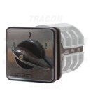 Selector, 1-0-2 TKV-636/3 400V, 50Hz, 63A, 2×3P, 18,5kW, 64×64mm, 90°