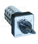 Selector, 0-1-2 TKB-206/3 400V, 50Hz, 20A, 2×3P, 5,5kW, 48×48mm, 60°