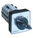 Comutator Dahlander pentru motor TKM-25/D 400V, 50Hz, 25A, 7,5kW, 48×48mm