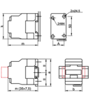 Contactor TR1D0910B7 660V, 50Hz, 9A, 4kW, 24V AC, 3×NO+1×NO