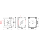 Contactor pentru curenti mari TR1E115E7 660V, 50Hz, 115A, 55kW, 48V AC, 3×NO