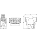 Contactor pentru conectarea bateriilor de condensatoare TR1C1701B 690V, 50Hz, 17A, 12,5kVAr, 400V AC, 3×NO+1×NO