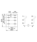 Releu miniaturizat RM09-240AC 230V AC / 2×CO, (3A, 230V AC / 28V DC)