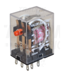 Releu miniaturizat RM12-110AC 110V AC / 3×CO, (3A, 230V AC / 28V DC)