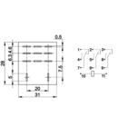 Releu miniaturizat de putere RL11-110AC 110V AC / 3×CO (10A, 230V AC / 28V DC)