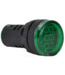 Voltmetru, indicator LED,verde NYG3-VG 24-500VAC, d=22mm