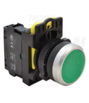 Buton simplu, verde NYG3-G 1×NO, 5A/230V AC-15, IP65