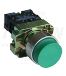 Buton in relief, verde NYGBL31Z 1×NO, 3A/240V AC, IP42