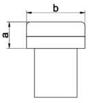 Tasta pentru butoane, galben transparent NYG2-F3