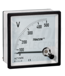 Voltmetru analogic de curent alternativ ACVM96-600 96×96mm, 600V AC