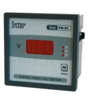 Voltmetru digital direct, trifazat ACVMD-K-72-500 72×72mm, 500V AC