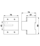 Contor monof.energie el.,direct, afisaj LCD, tip fereastra TVO-F1-WT 230V / 30 (100)A Pd=1W