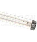 LED inseriabil pentru mobilier, constructie triunghiulara LSBS5CW 12 VDC, 5 W, 470 lm, 6000 K, 72×SMD3528, EEI=A