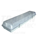 Lampi fluorescente industriale cu balast electromagnetic TLFV-218M 230V, 50Hz, T8, G13, 2×18 W, IP65, ABS/PC, B2, EEI=A