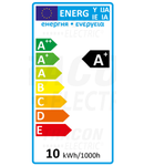 Sursa de lumina LED, formasferica LA6010NW 230 V, 50 Hz, 10 W, 4000 K, E27, 800 lm, 250°, A60, EEI=A+