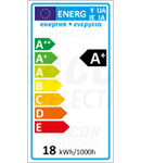 Sursa de lumina LED, formasferica LA8018W 230 V, 50 Hz, 18 W, 2700 K, E27, 1500 lm, 250°, A80, EEI=A+