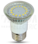 Sursa LED SMD, spot SMD-E27-15-WW 230V, 50Hz, E27, 4W, 3000K, 300lm, 15×LED3528, 120°, EEI=A+